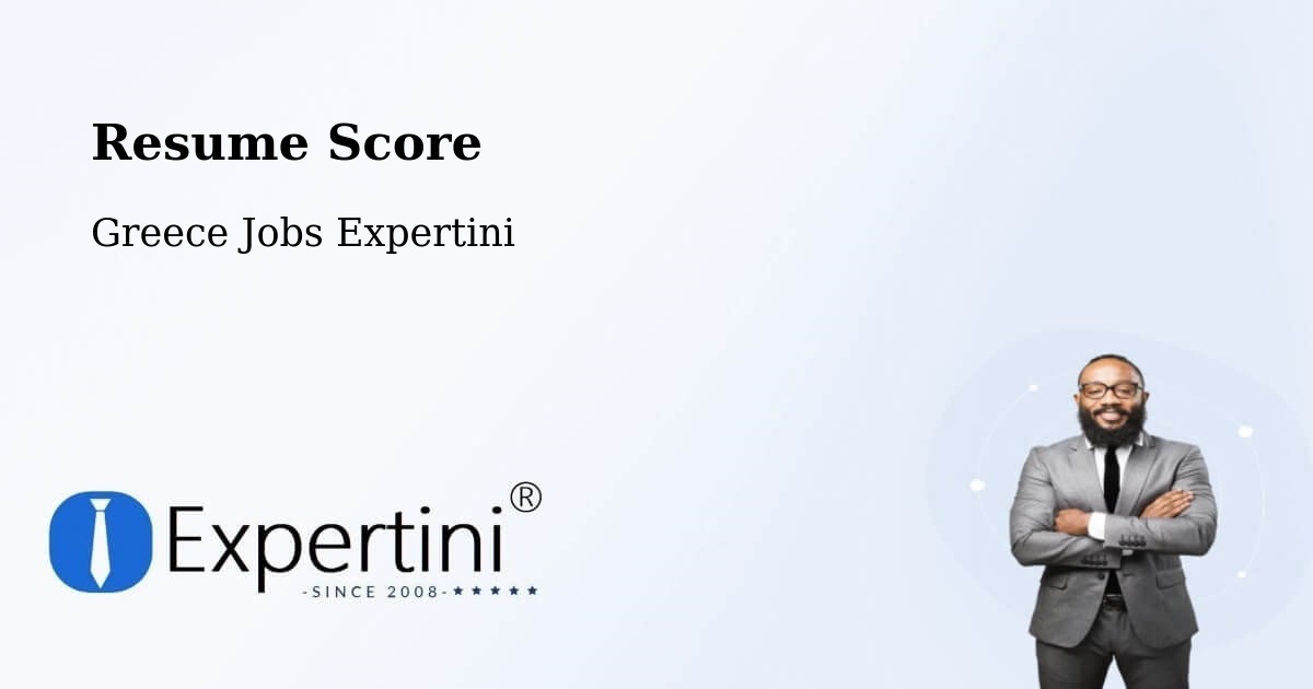 Resume Score & Job Description Match Tool – Lálas - Greece Jobs Expertini